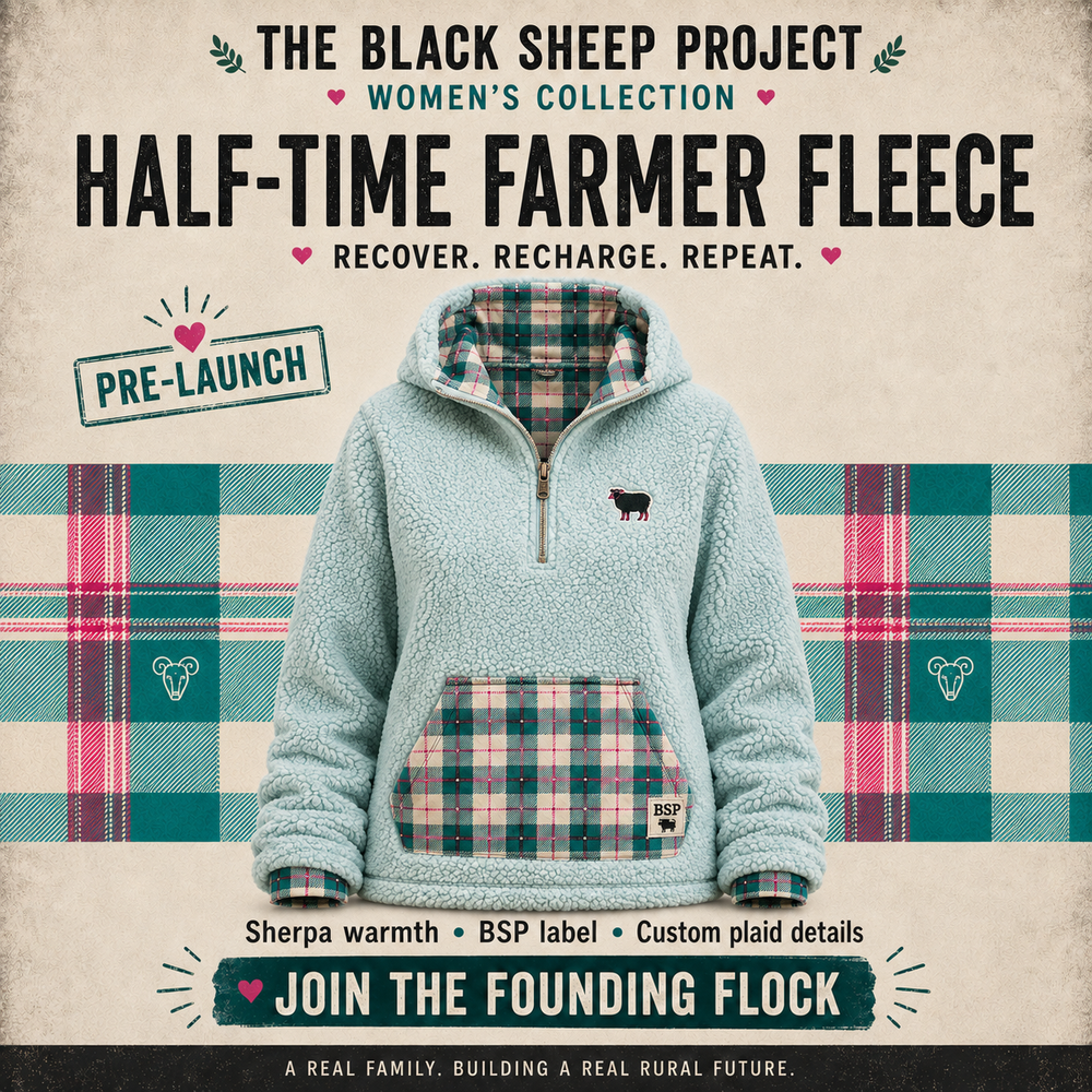 Half Time Farmer Sherpa fleece PRE ORDER