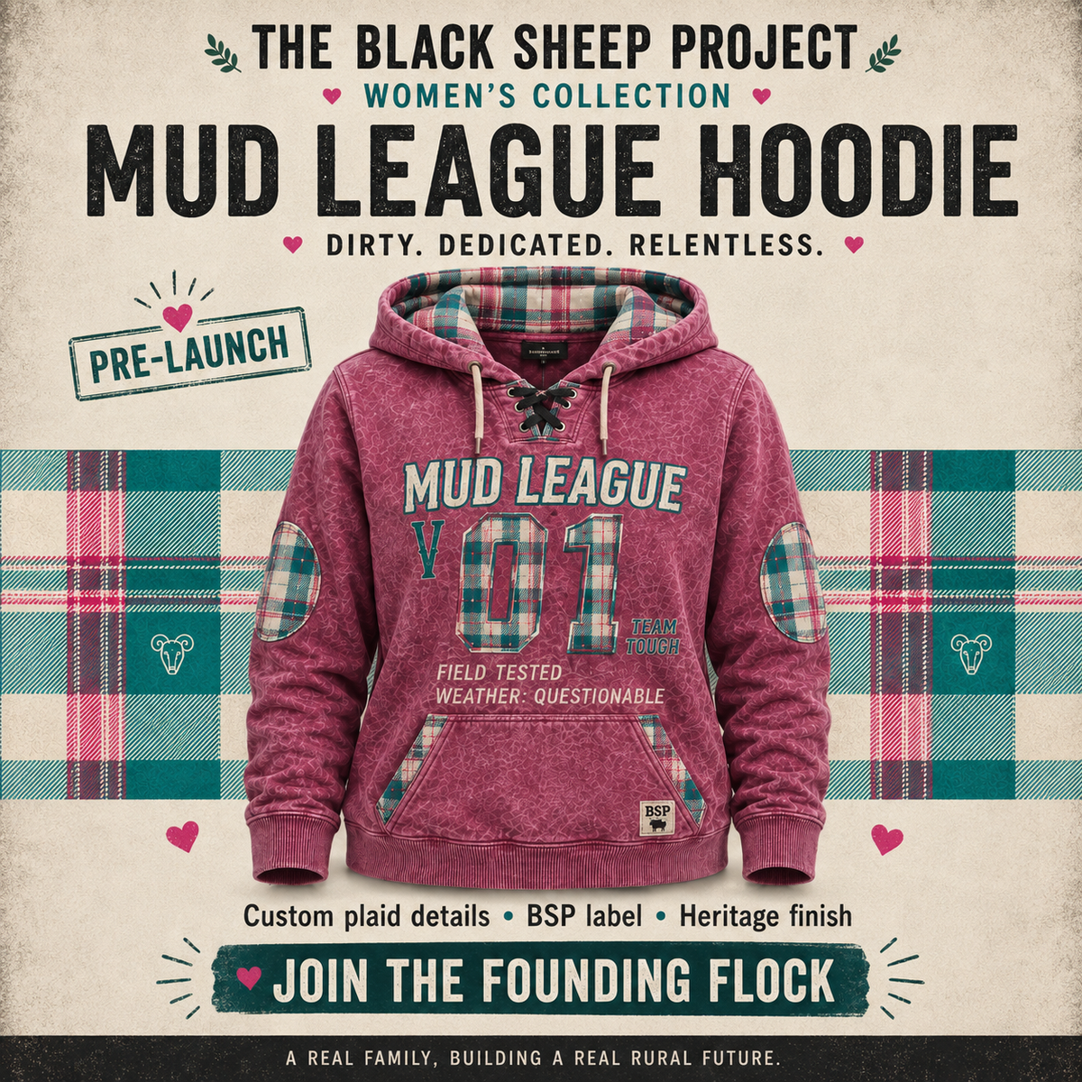Mud League hoodie PRE ORDER